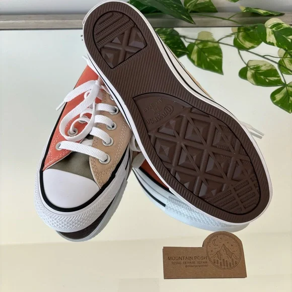 🆕 Converse | Women’s Colorblock Low-top Sneakers 7 - Picture 5 of 6